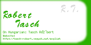 robert tasch business card